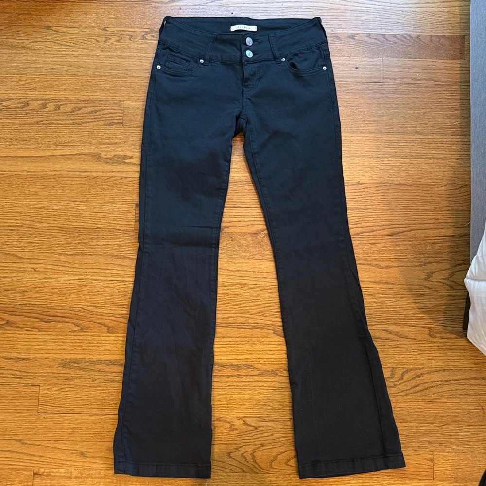 Pacsun low rise bootcut black jeans